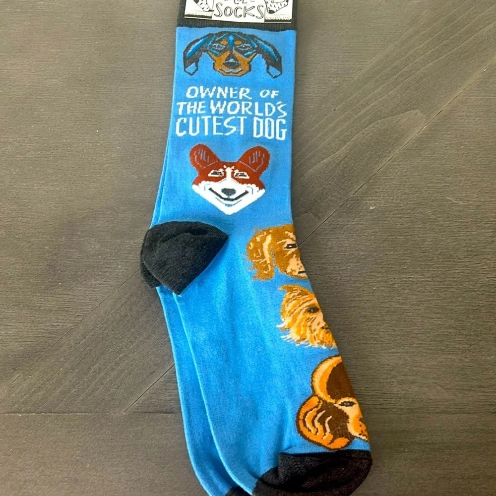 Owner of the world’s cutest dog socks